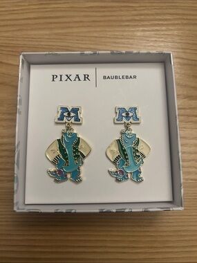 PIXAR X Baublebar Sully Monsters Inc. University Dangling Earrings